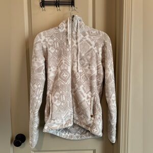 Billabong Soft Cream & Tan/Taupe Fleece Jacket